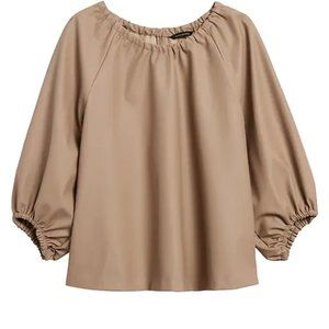 Banana Republic Vegan Leather Top